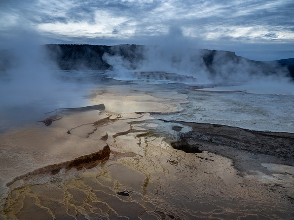 Sunrise, Mammoth Hot Springs
