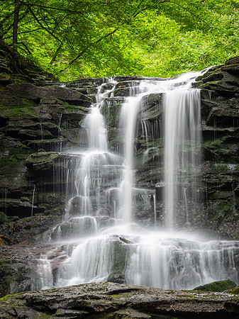 Tuscarora Falls, Top Section