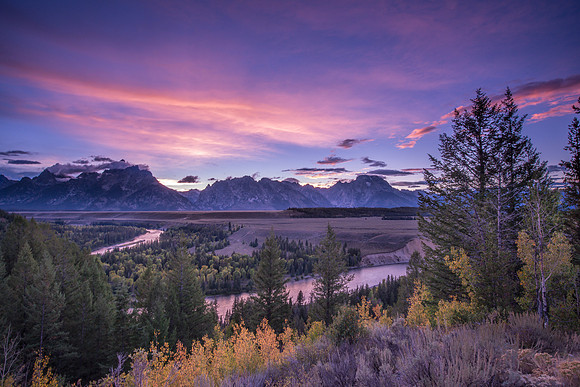 Snake River Overlook, Sunset
