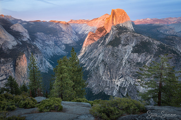 Half Dome Sunset