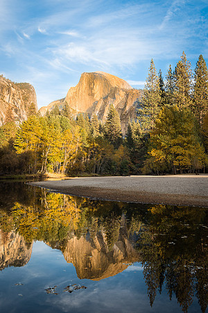 Half Dome Sunset Reflection