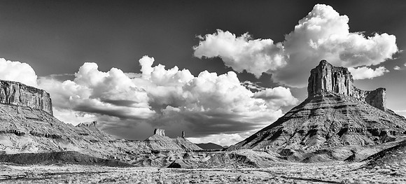 Castle Valley Utah, B&W