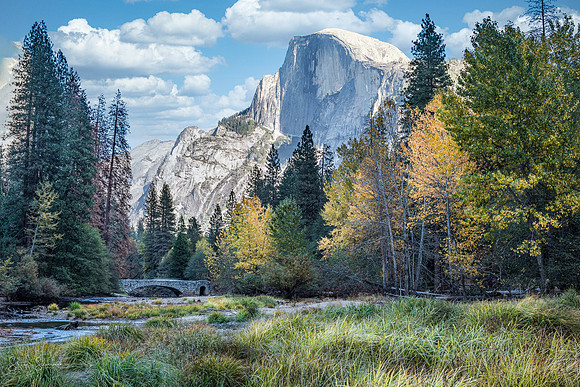 Half Dome near Stoneman Bridge
