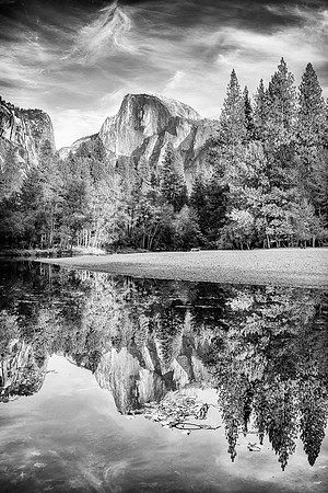 Half Dome, Black & White